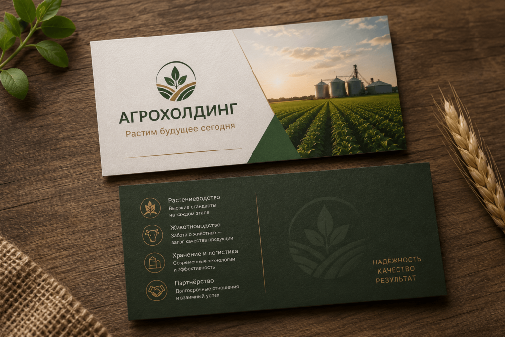 Визитка для Агрохолдинга